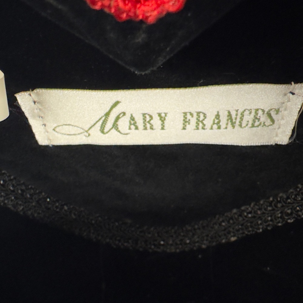 Vtg Mary Frances Heart Purse Beaded Floral Crossbody Pink Red Y2K Bag Valentines - Picture 6 of 10